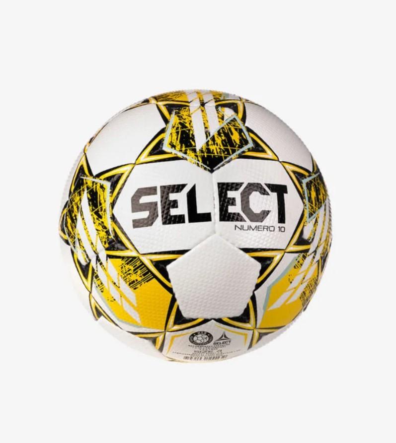 Selected image for SELECT Fudbalska lopta Numero 10 Fifa Basic Logo žuto-bela