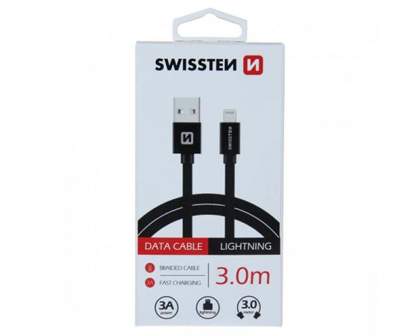 Selected image for SWISSTEN USB data kabl za iPhone 3m crni