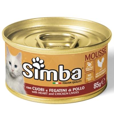 SIMBA Pašteta za mačke - Pileća srca i džigerica 85g