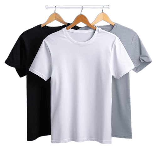 GLT Unisex majice kratkih rukava, 3 komada, Bela, crna i siva