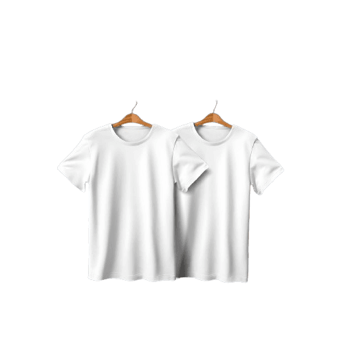 GLT Unisex majice kratkih rukava, 2 komada, Bele