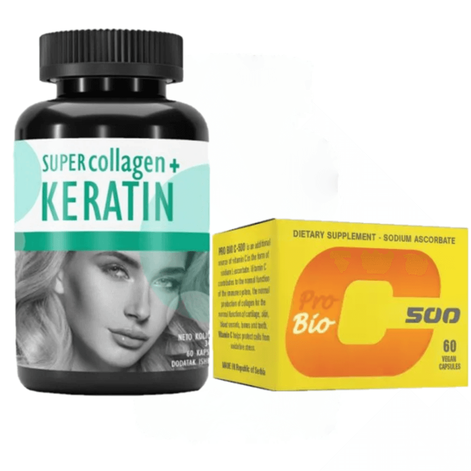 ALEKSANDAR MN Set kolagen keratin + Vitamin C