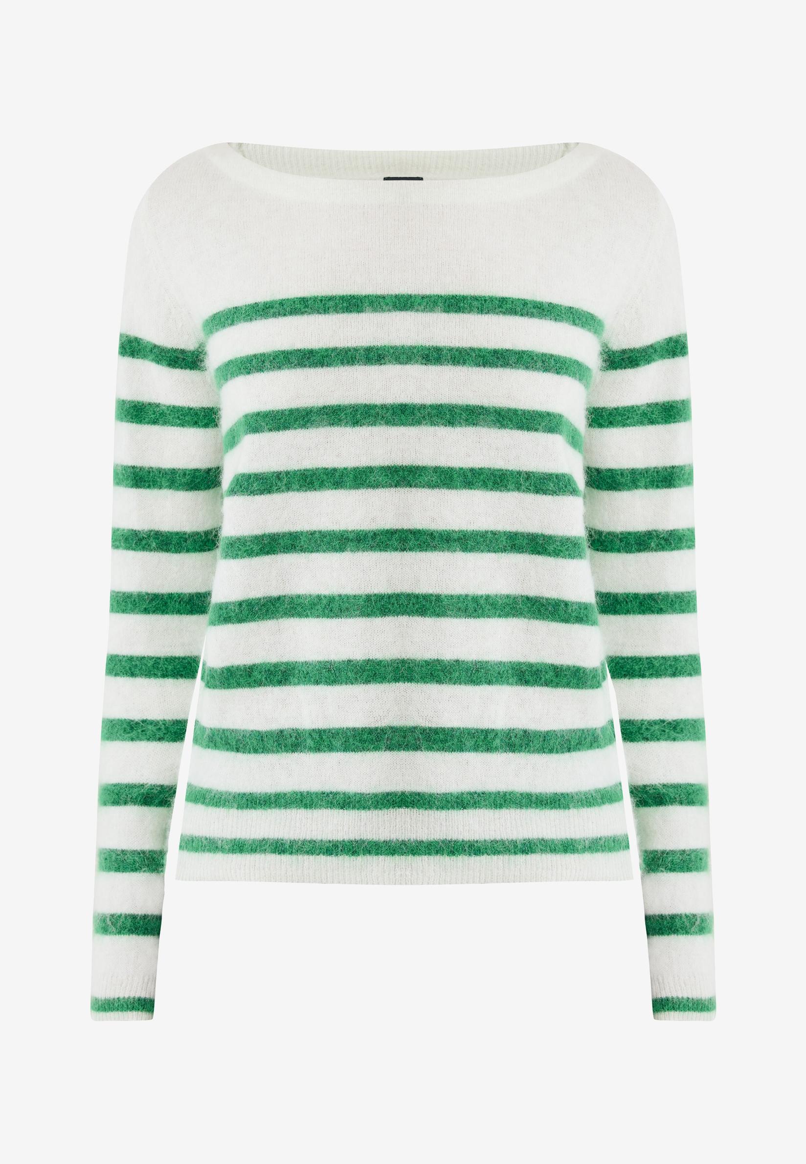MEXX Ženski džemper zeleno-beli