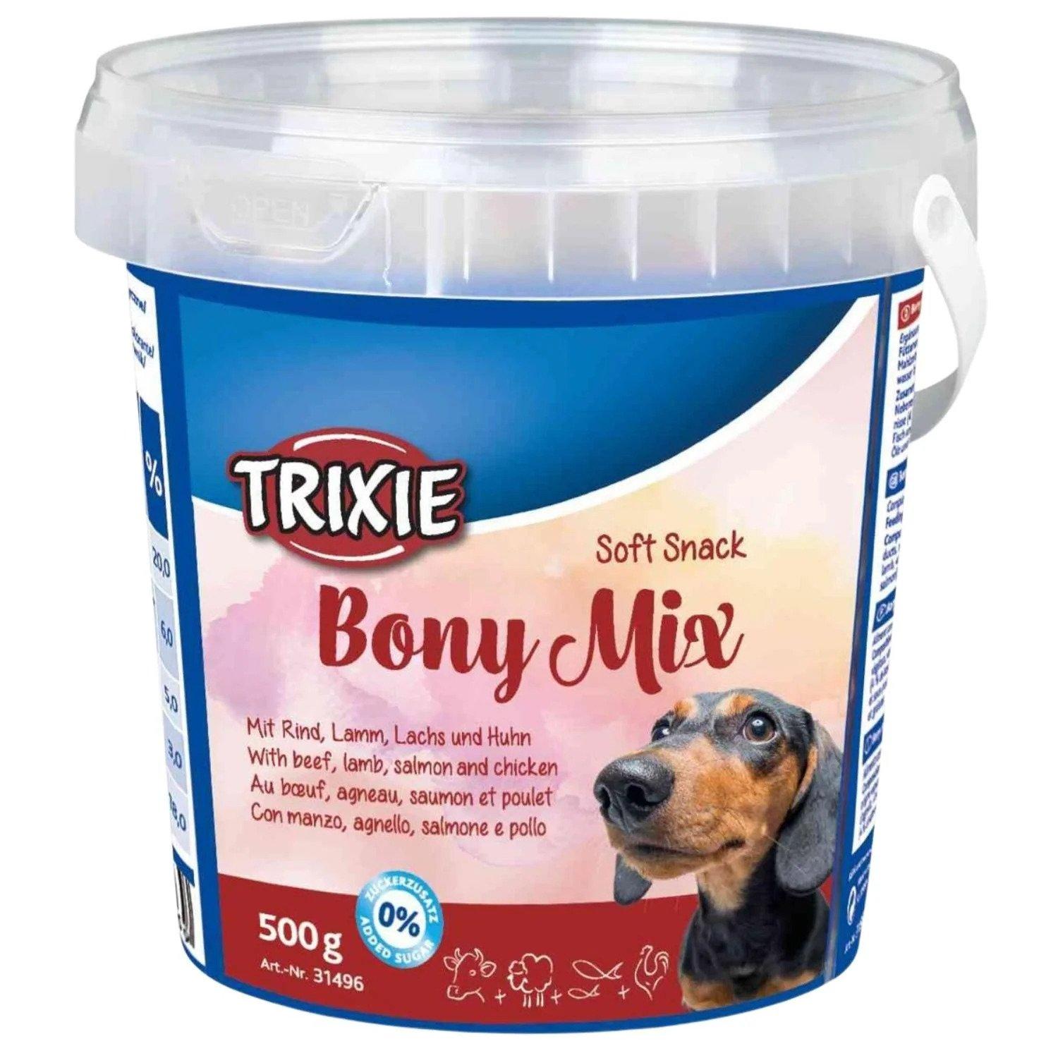 Selected image for TRIXIE Poslastica za pse Soft Snack Bony Mix 500g