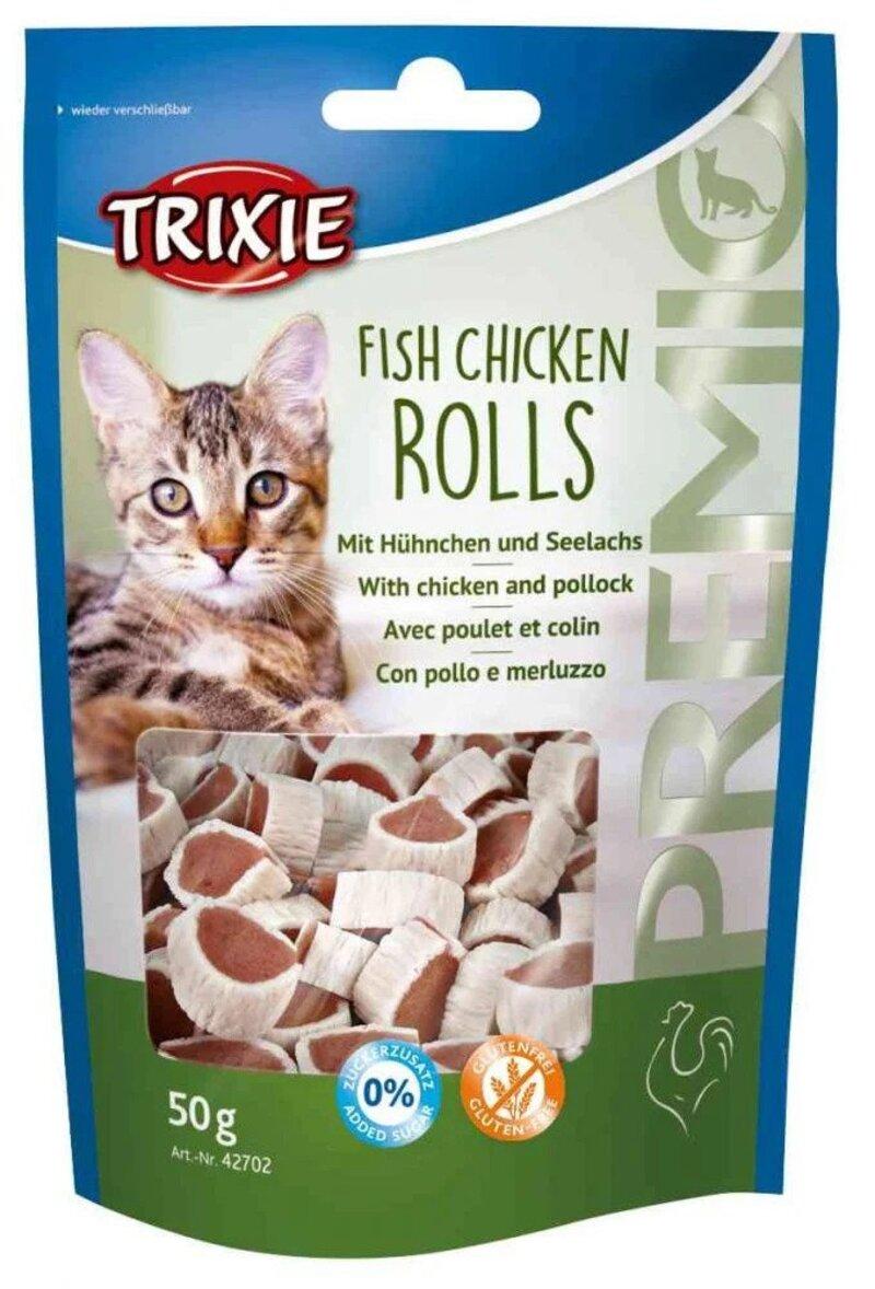 Selected image for TRIXIE Poslastica za mačke Premio Fish Chicken Rolls 50g