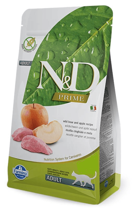 N&D Suva hrana za mačke - divlja svinja i jabuka 5kg