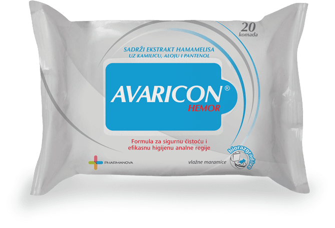 Selected image for Pharmanova Avaricon hermor vlažne maramice 20 kom