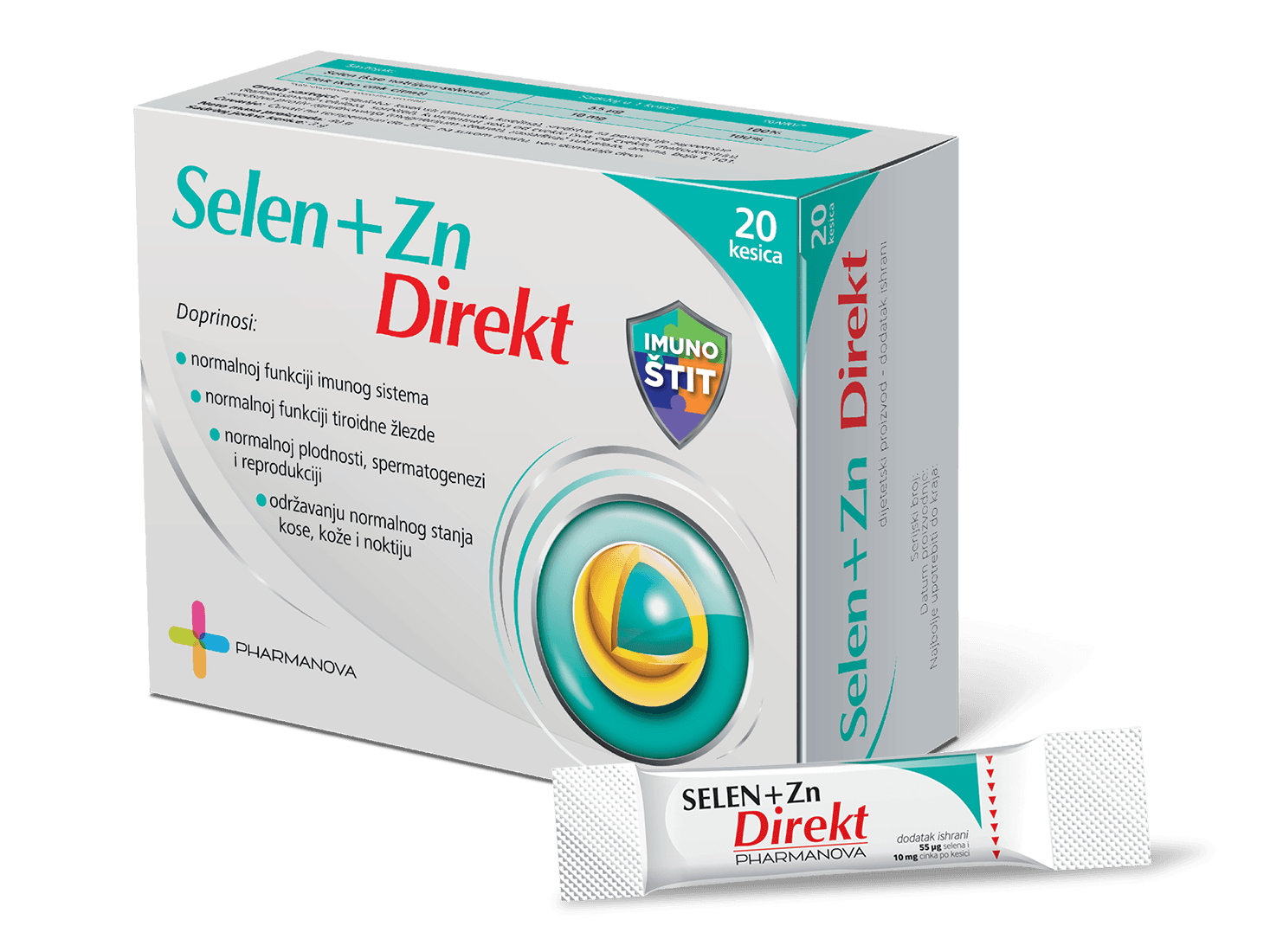 Selected image for Pharmanova Selen + ZN Direkt a 20 kesica