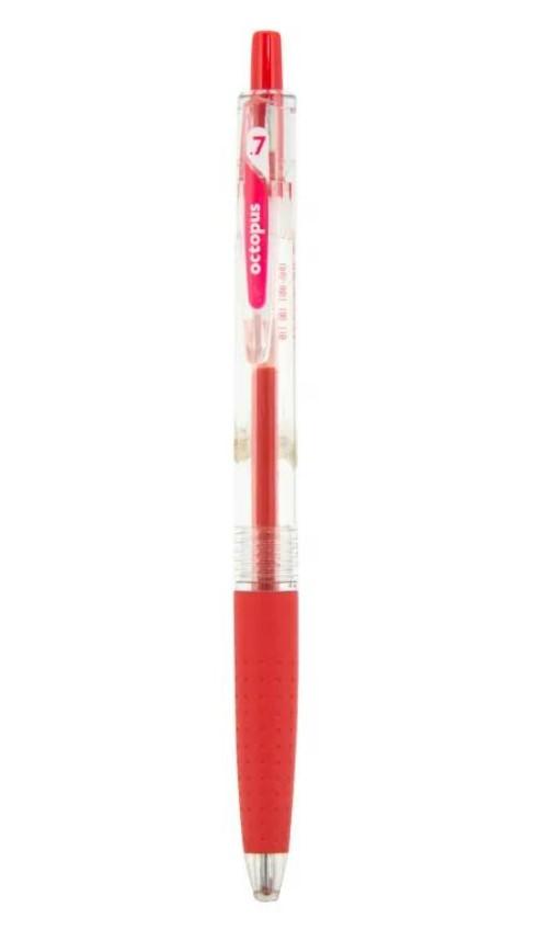 OCTOPUS Hemijska olovka gel 0.7mm UNL-1941 crvena