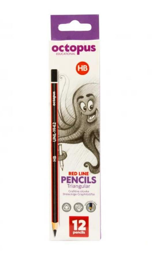 OCTOPUS Grafitna olovka HB Redline UNL-1942 12/1