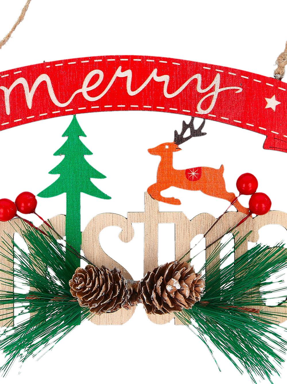 Selected image for 22E131-60 Novogodišnji ukras Merry Christmas, Jelen, 12 x 21 cm