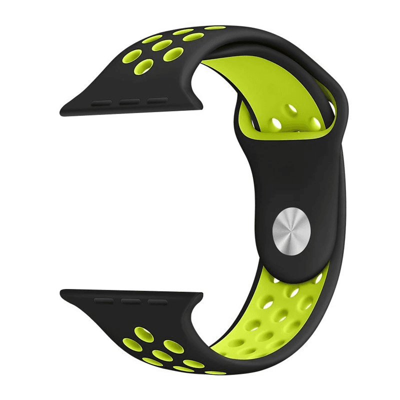 Narukvica za Apple Watch Sport Silicone Strap S/M 38/40/41mm crno-zelena