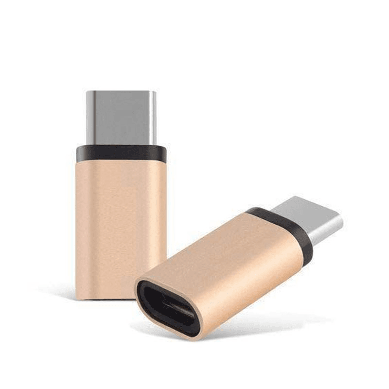 Adapter Type-C muški na Micro USB ženski rose gold