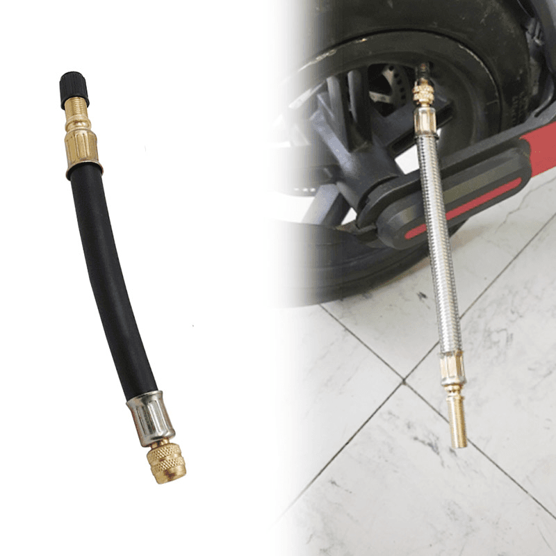Selected image for Adapter za pumpanje gume sa ventilom za električni trotinet crni