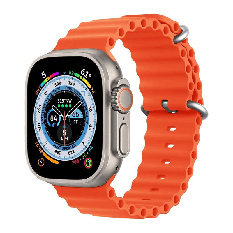 OCEAN BAND Narukvica za Apple Watch Ultra 49/45/44/42mm narandžasta