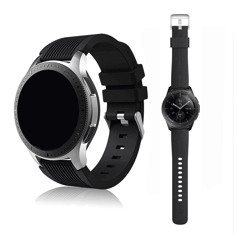 Silikonska narukvica za pametni sat 20mm crna