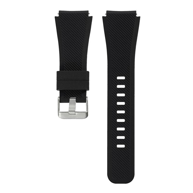 Silikonska narukvica za pametni sat 22mm crna