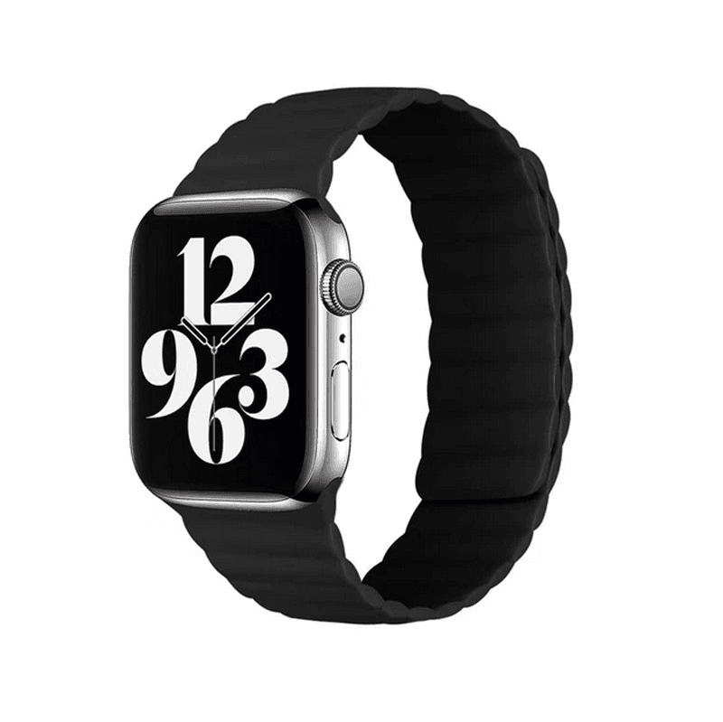 Silikonska narukvica za Apple Watch sa magnetom 42/44/45mm crna