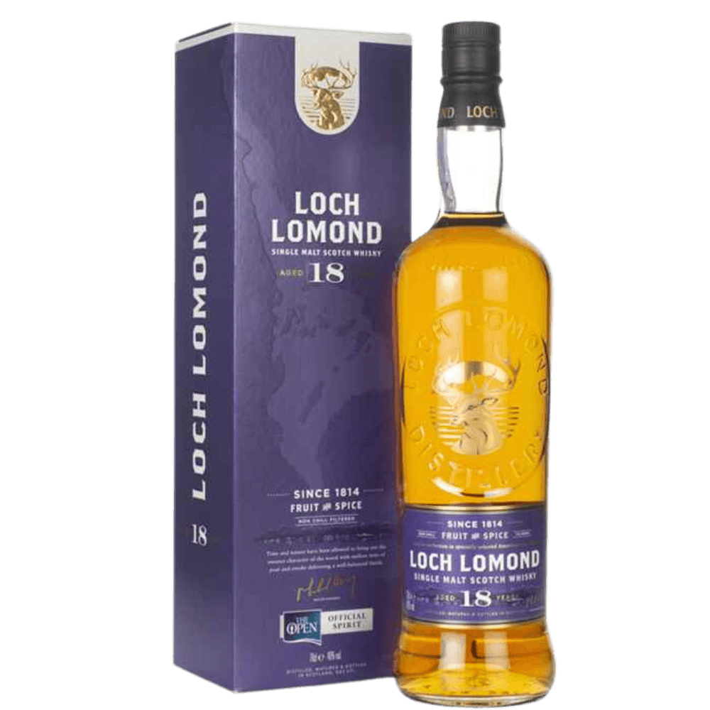 LOCH LOMOND DISTILLERY LOCH LOMOND Viski Single Malt 18 y.o. Gift Box 0,7 l