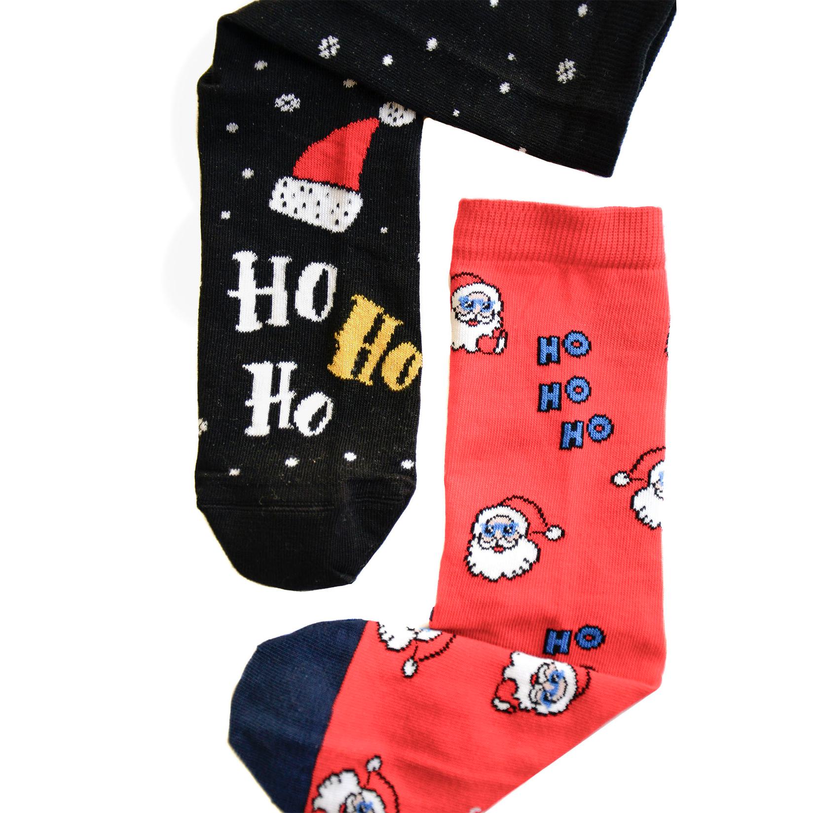Selected image for KOLY SOCKS Set novogodišnjih čarapa za muškarce 2/1 crno-crveni