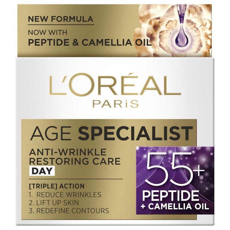 L'OREAL PARIS Ženska dnevna krema za obnavljanje kože Age Specialist Anti-Wrinkle 55+ 50ml