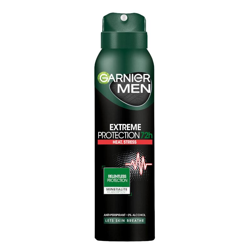 Selected image for GARNIER Mineral Deo Muški dezodorans u spreju Men Extreme 72h 150 ml