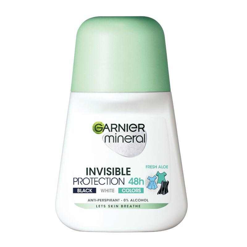 Selected image for GARNIER Mineral Deo Ženski Roll-on Invisible Black, White & Colors Fresh 50 ml