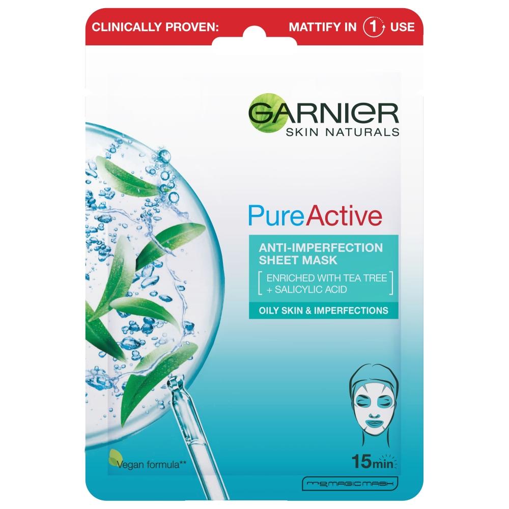 GARNIER Hidratantna maska za lice Pure Active 28g Skin Naturals