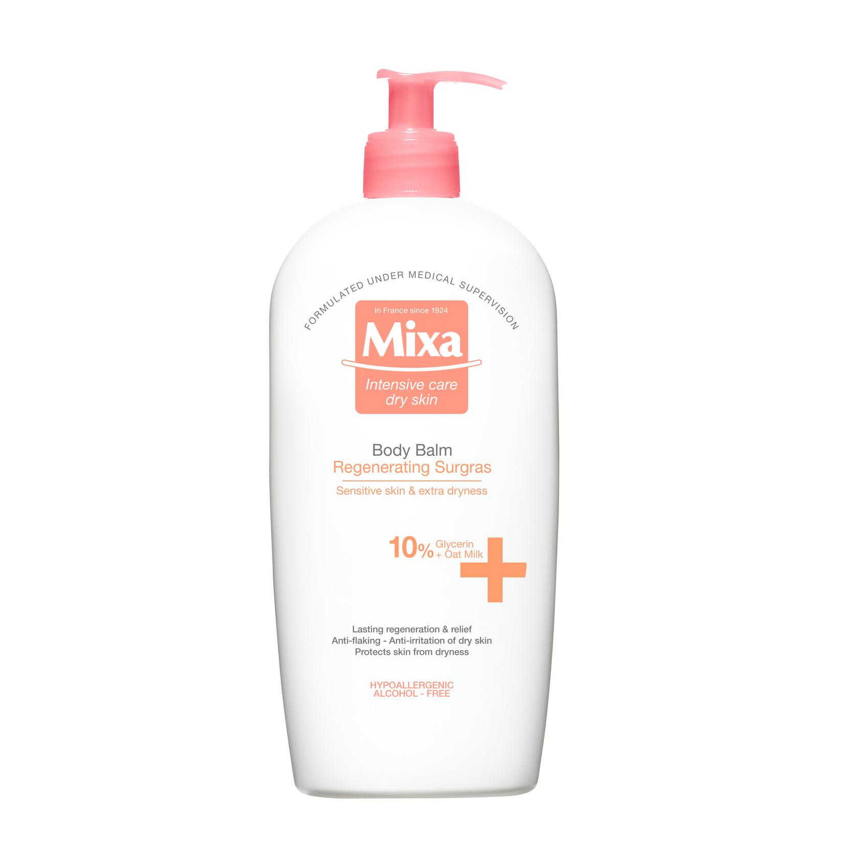 MIXA Hranljivo mleko za telo bogato lipidima za osetljivu i izuzetno suvu kožu 400 ml