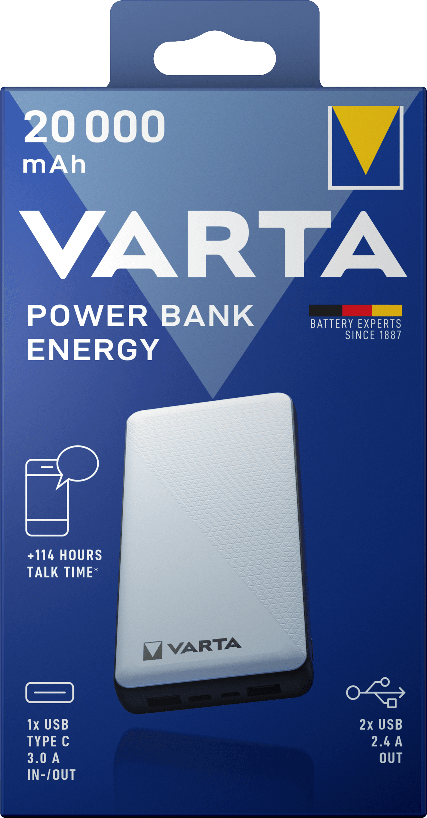Selected image for VARTA Power Bank Energy 20000mAh