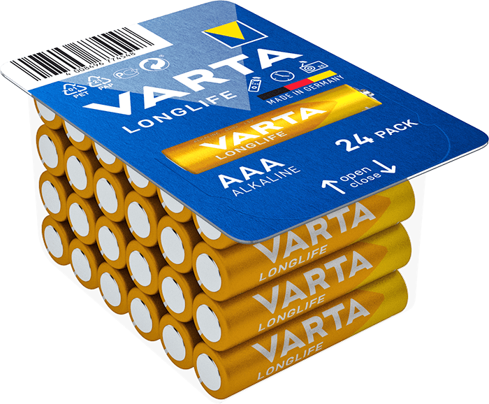 Varta Longlife alkalna baterija LR03 box 24