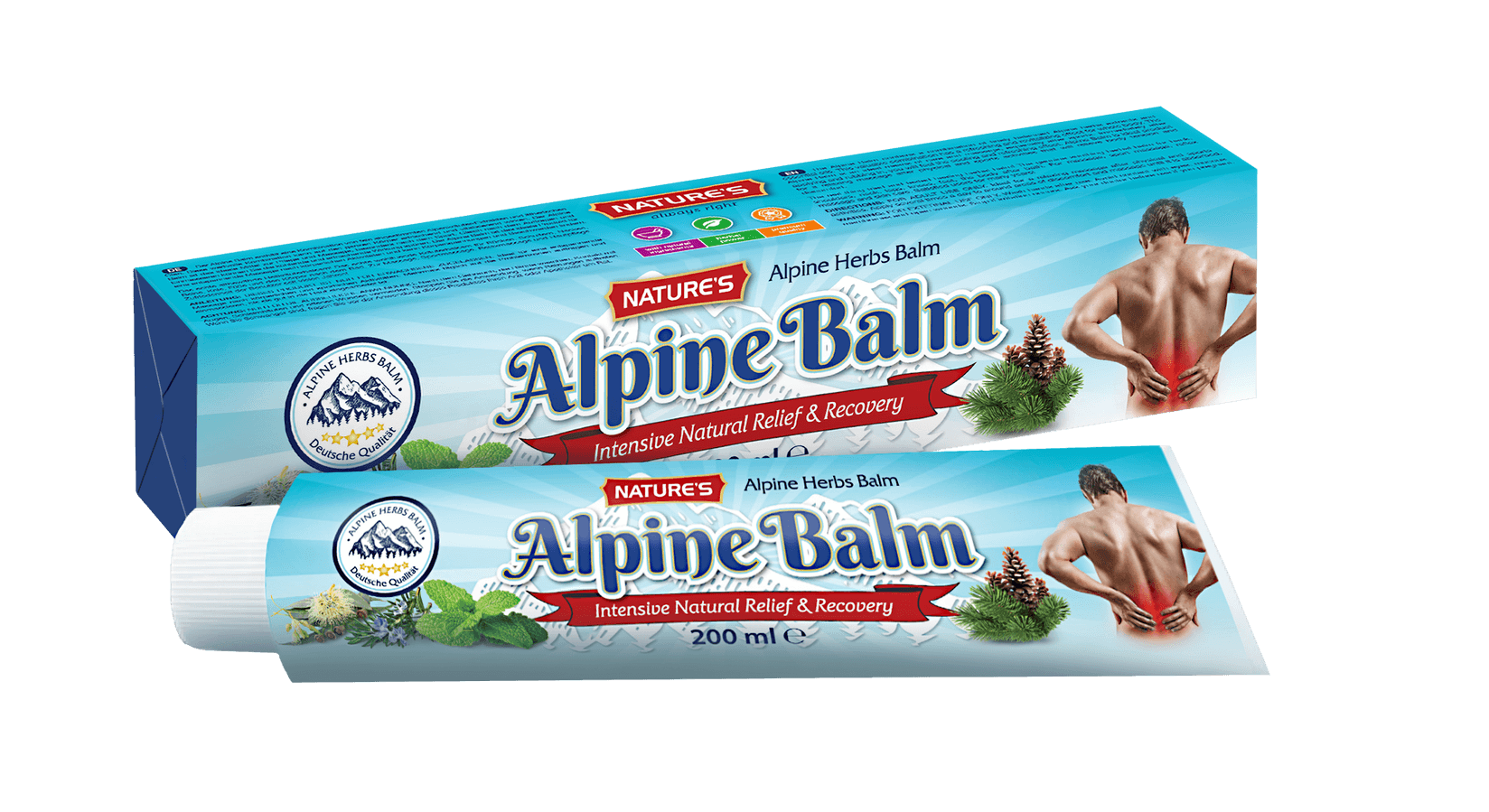 NATURE' S ALPINE BALM Alpska krema protiv bolova 200 ml