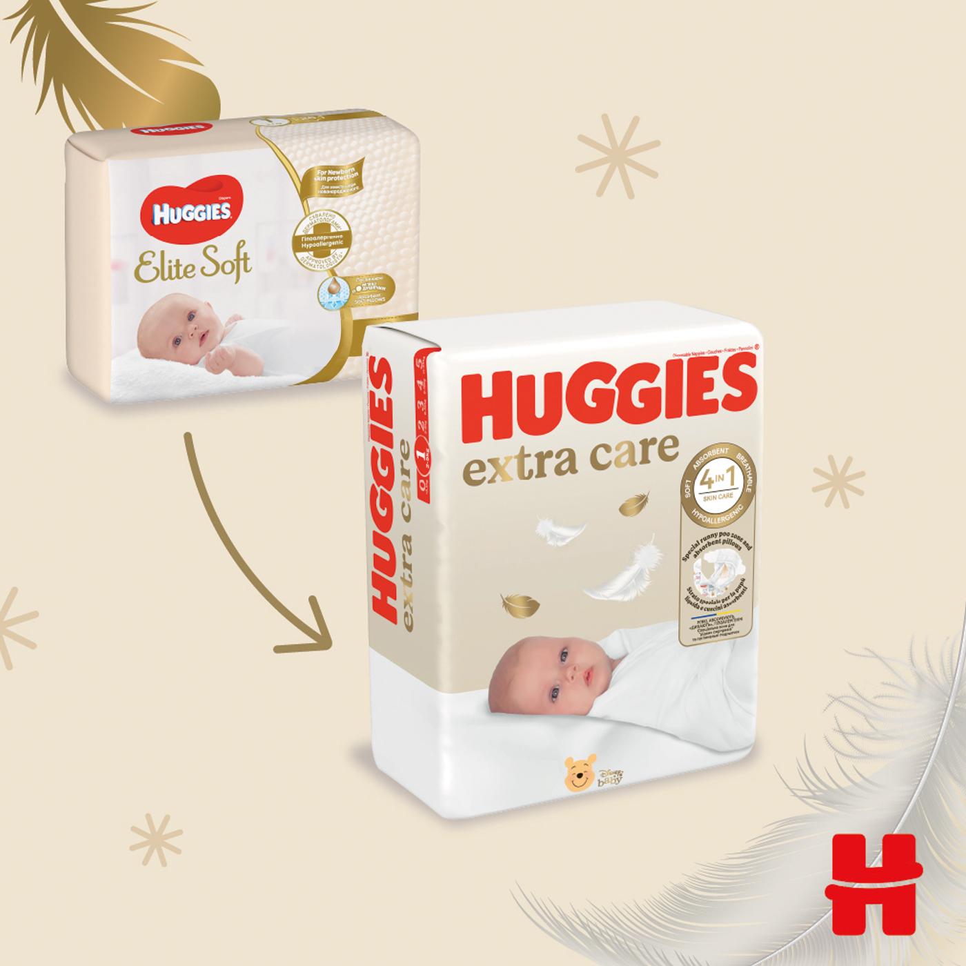 Selected image for HUGGIES Elite Soft Mega 4 Pelene, 8-14 kg, 60/1