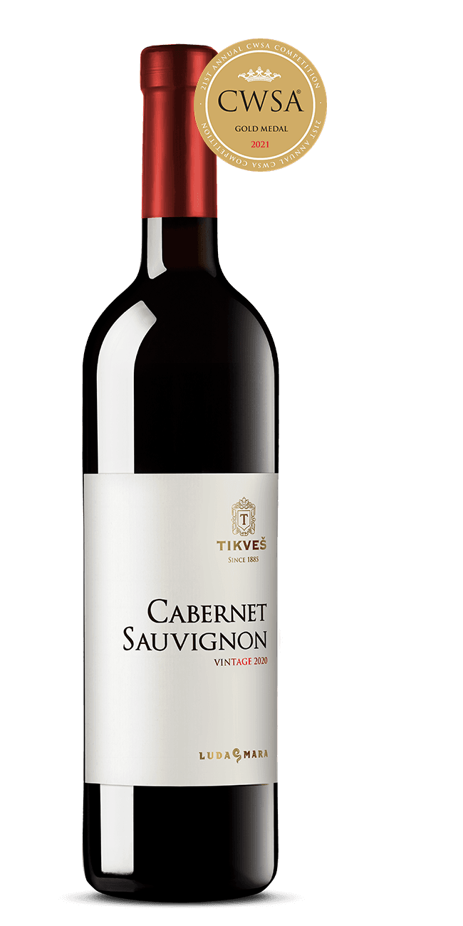TIKVEŠ Cabernet Sauvignon Luda Mara crveno vino 0.75L