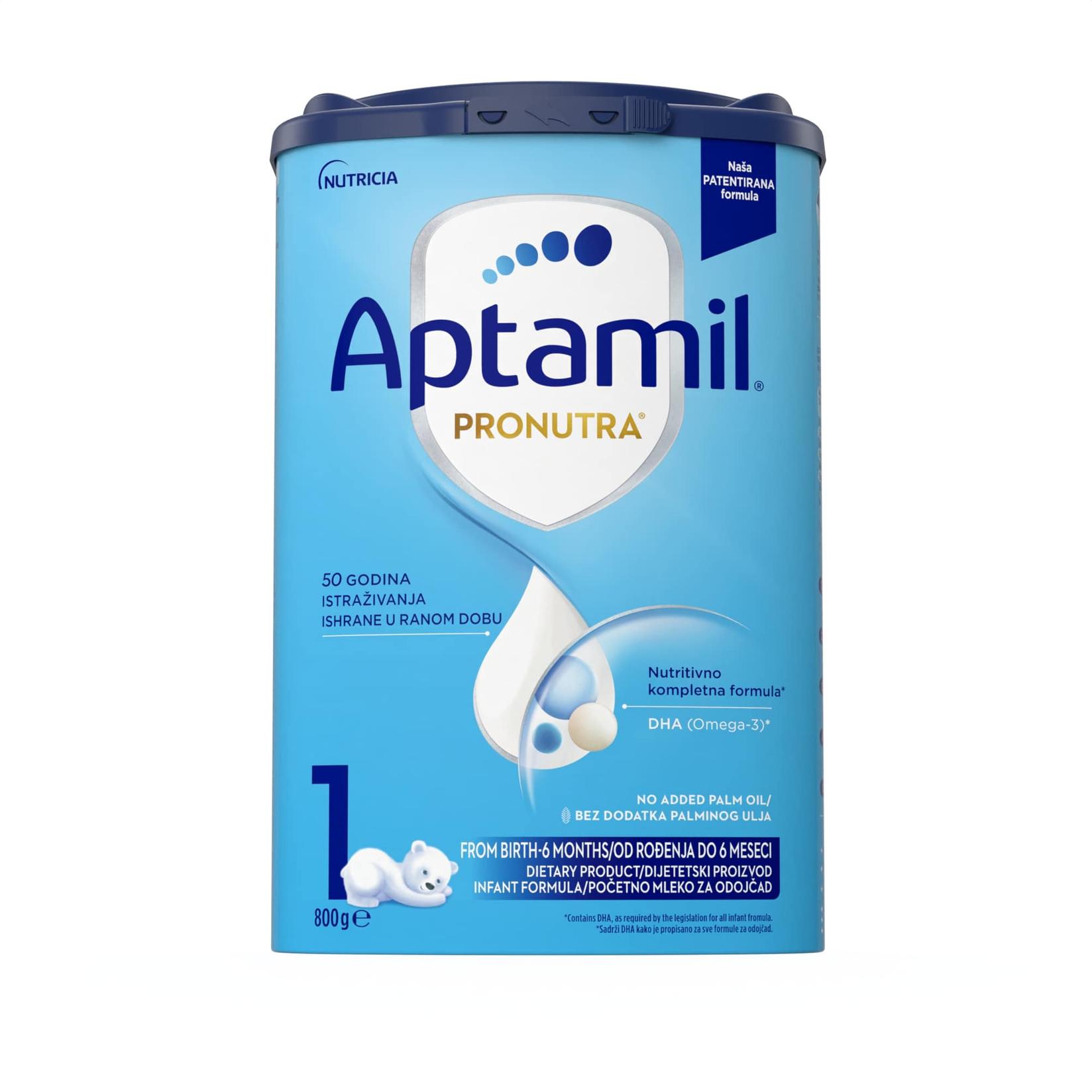 NUTRICIA Iniciјalna mlečna formula za odoјčad od 0-6 meseci 800gr aptamil 1
