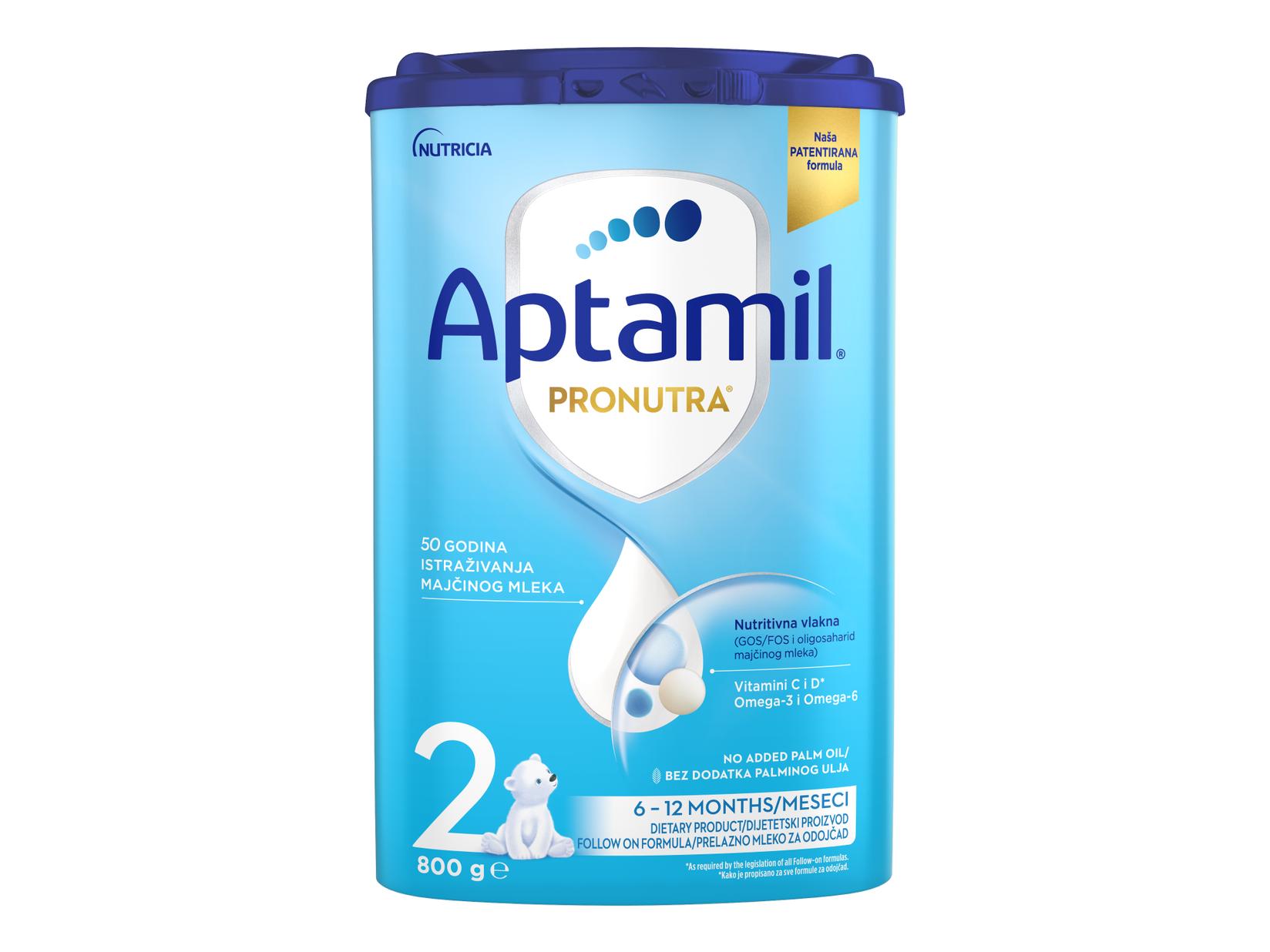 NUTRICIA Mlečna formula za odoјčad od 6-12 meseci 800gr aptamil 2