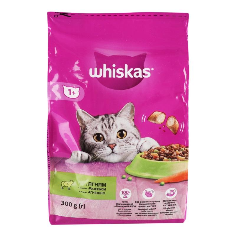 Selected image for WHISKAS Suva hrana za odrasle mačke, Jagnjetina, 300 g