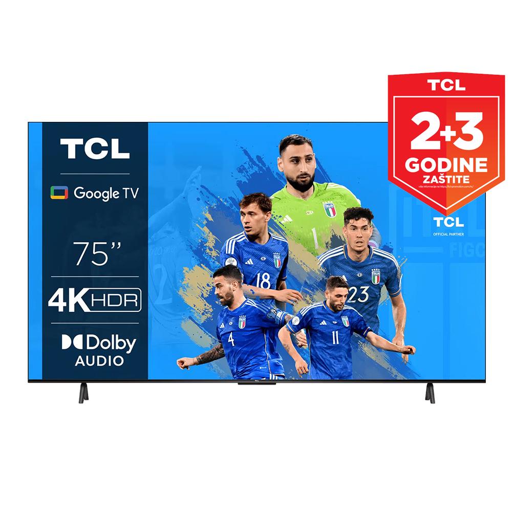 TCL 55P635 Televizor LED, 55", 4K HDR, 60Hz, GoogleTV, Sivi