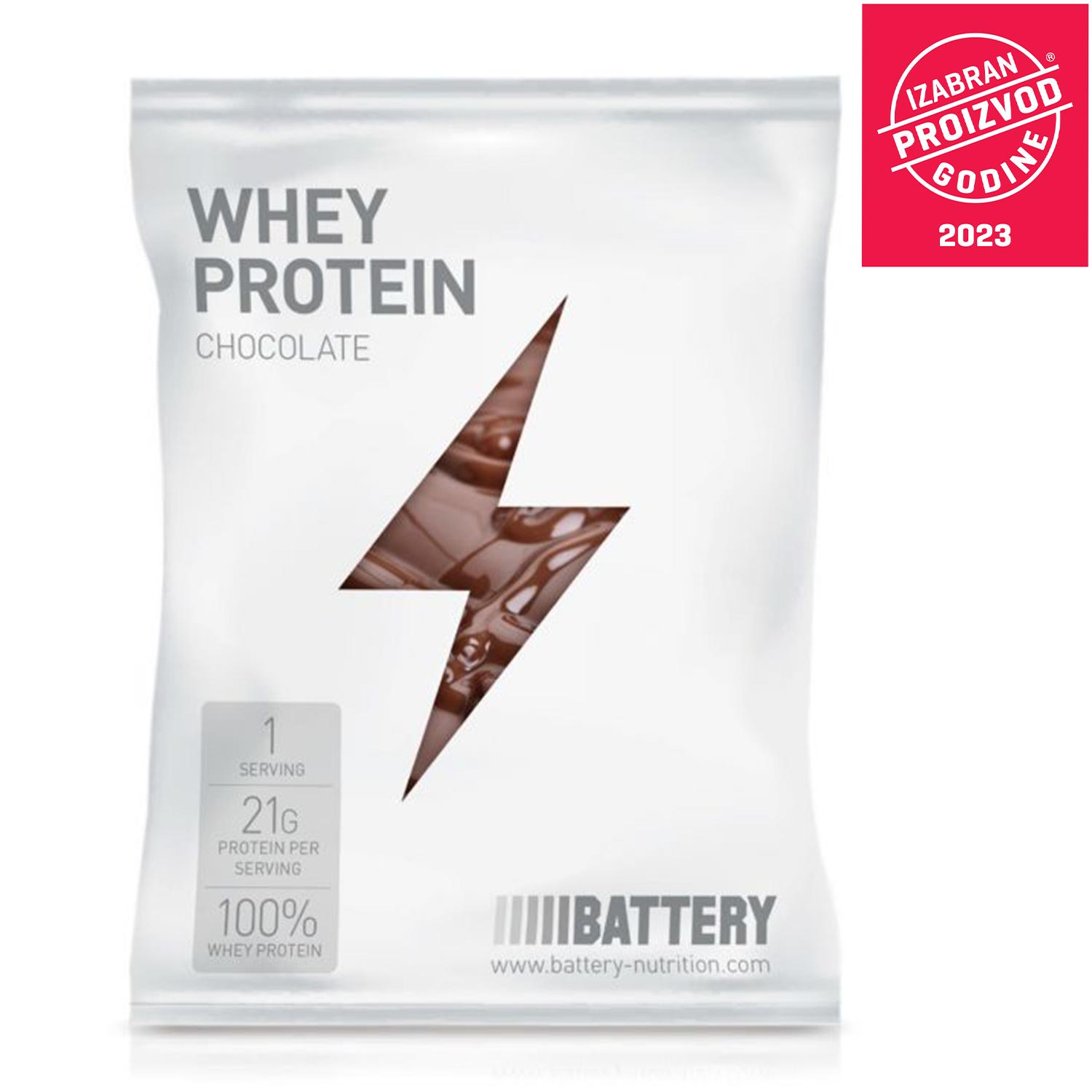 BATTERY Whey protein 30g čokolada
