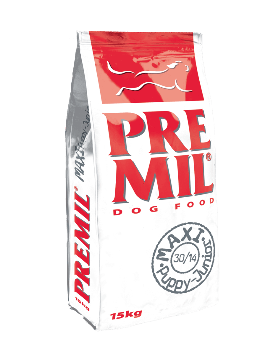 Selected image for PREMIL Suva hrana za pse Maxi Puppy Junior 30/14 1kg