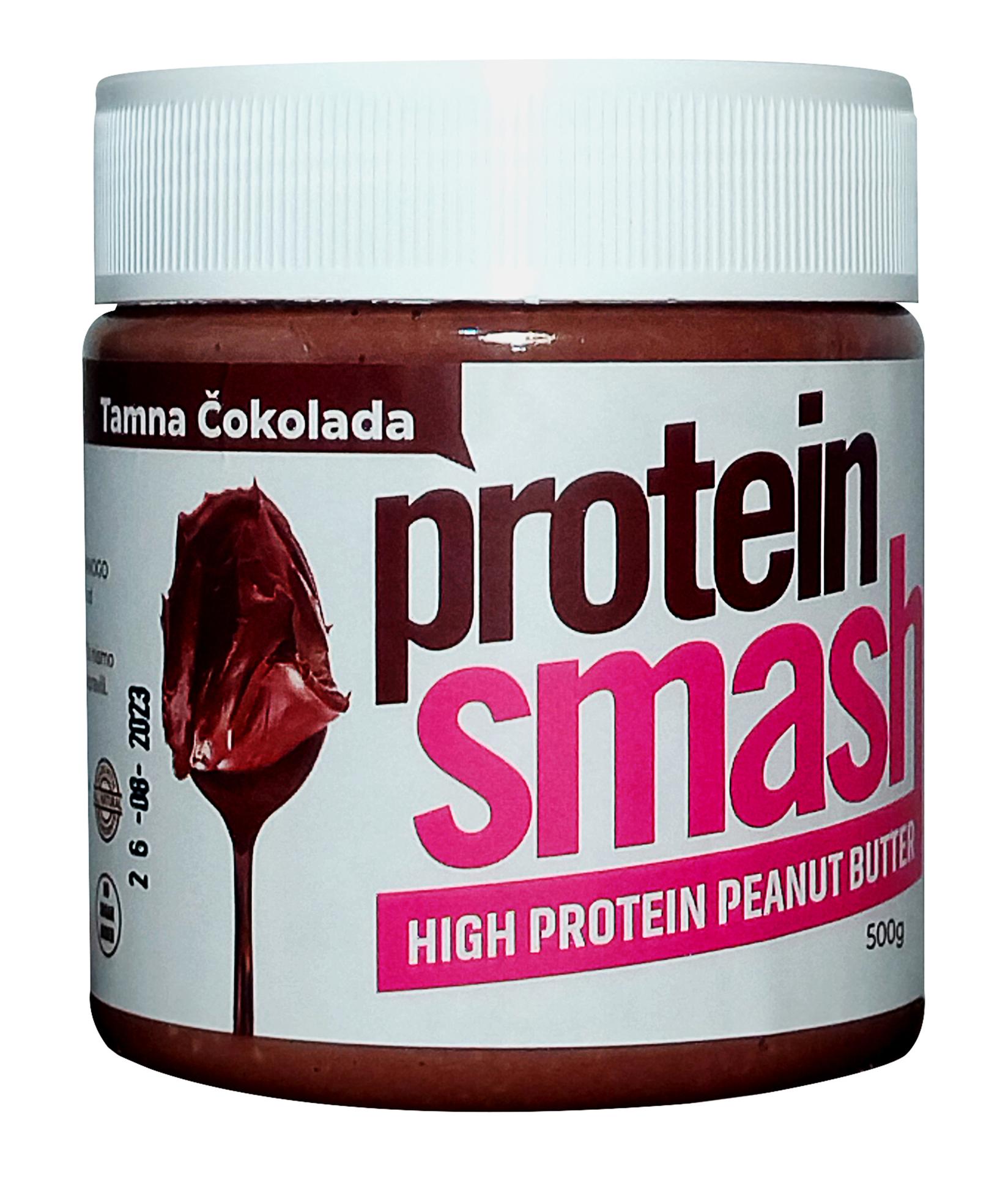 Protein Smash Visoko Proteinski Kikiriki Puter - Tamna Čokolada 500g
