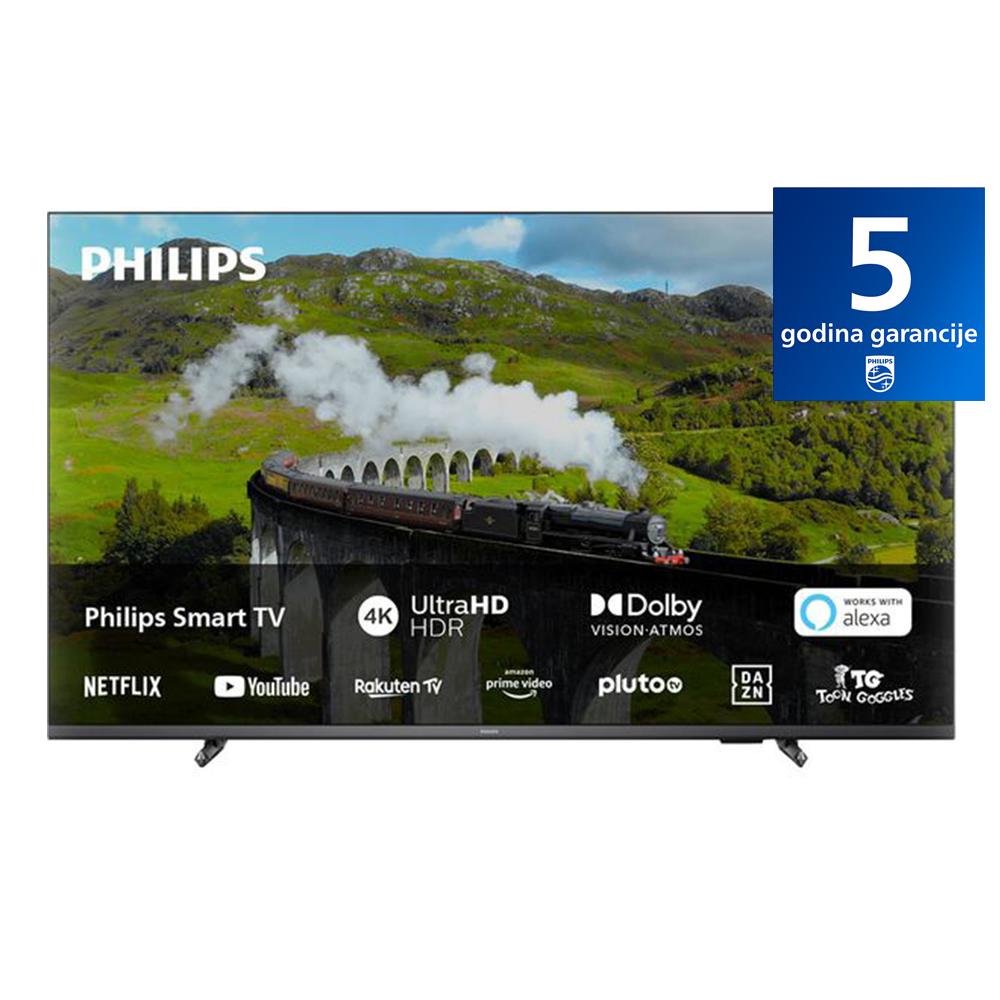 Philips Televizor 65PUS7608/12 65", Smart, 4K, LED, Dolby, Antracit