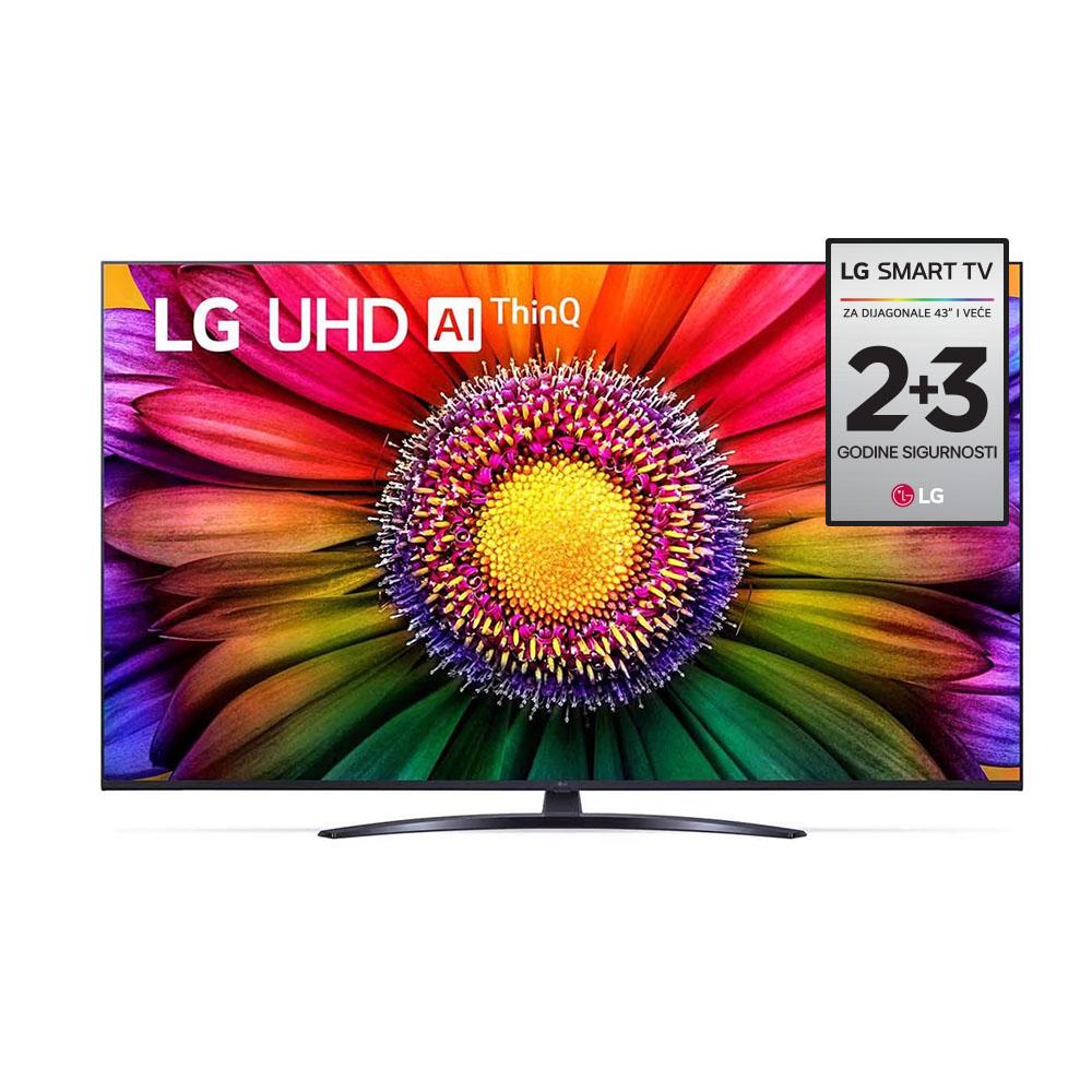 LG Televizor 75UR81003LJ 75", Smart, LED, UHD, WebOS, ThinQ AI, Crni
