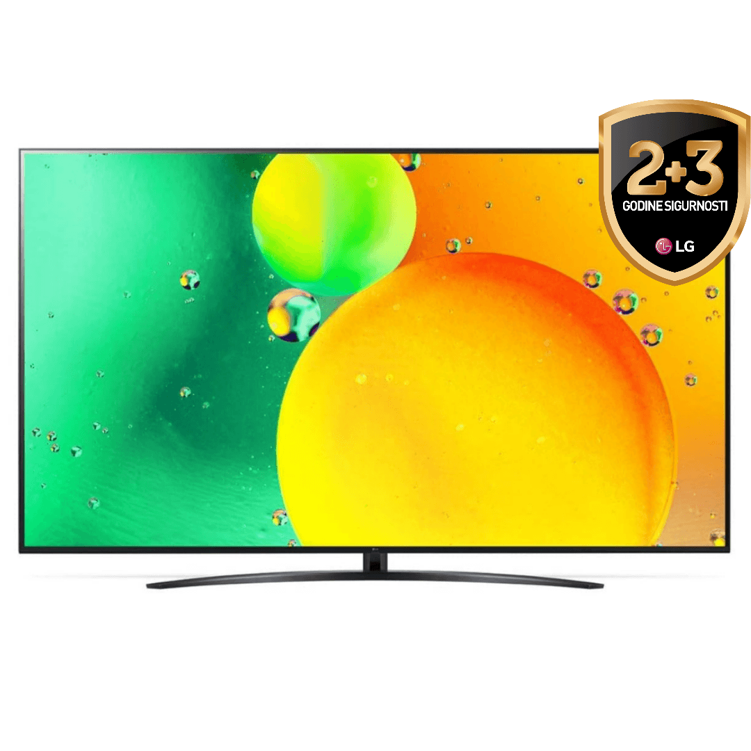 LG Smart televizor 65" 4K Ultra HD 65NANO763QA DVB-T2