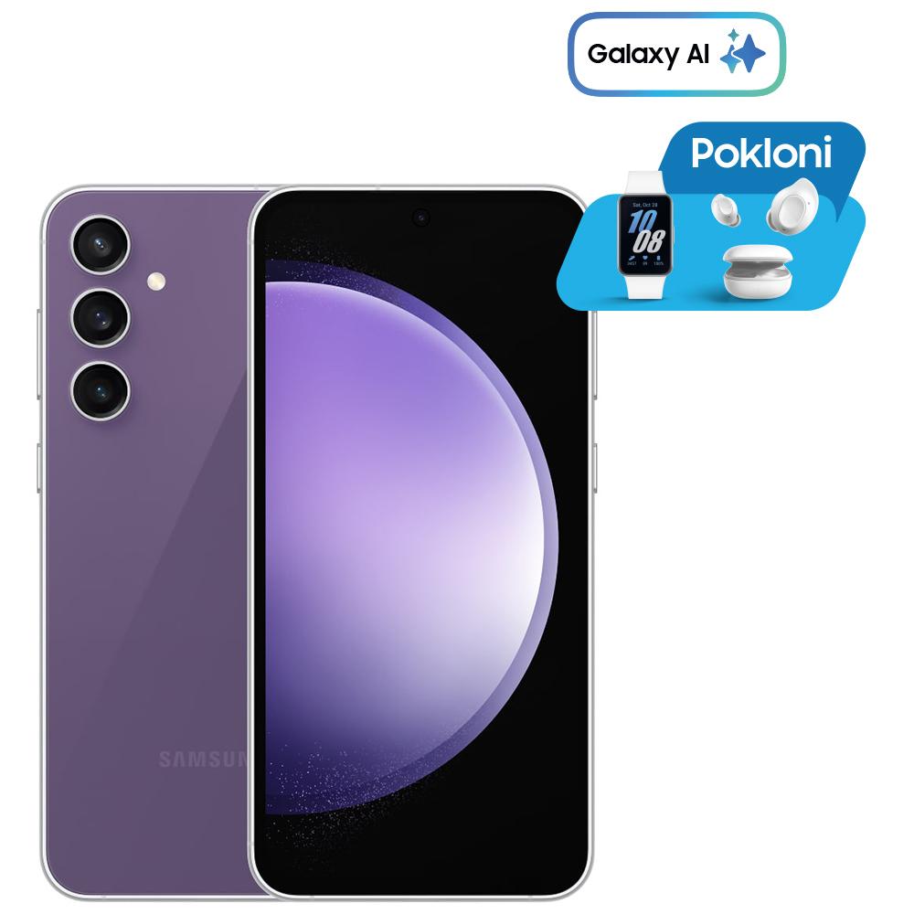 SAMSUNG Galaxy S23 FE Mobilni telefon, 8/128GB, 5G, Ljubičasti
