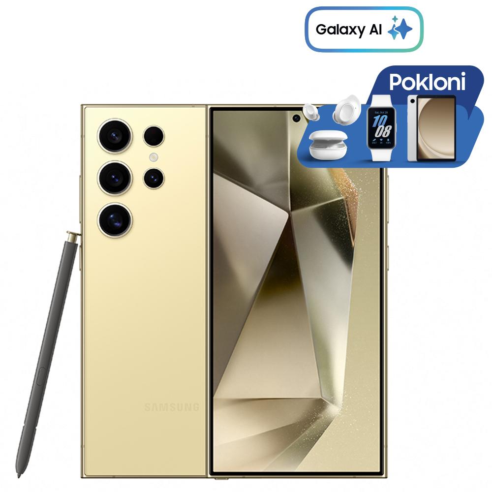 Selected image for SAMSUNG Galaxy Mobilni telefon S24 Ultra 12/512GB Titanium, Žuti