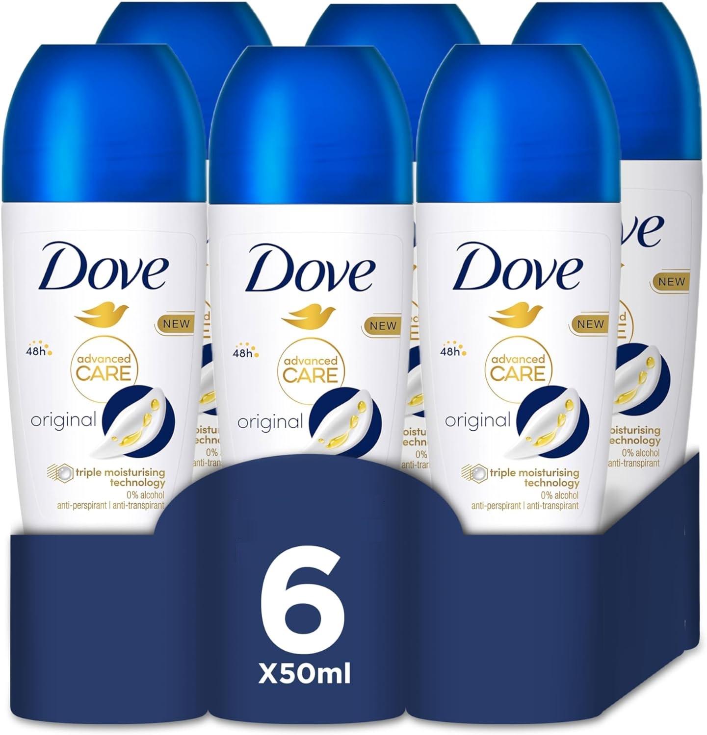 Selected image for Dove Original Advanced Care Roll-on dezodorans, 6x50ml