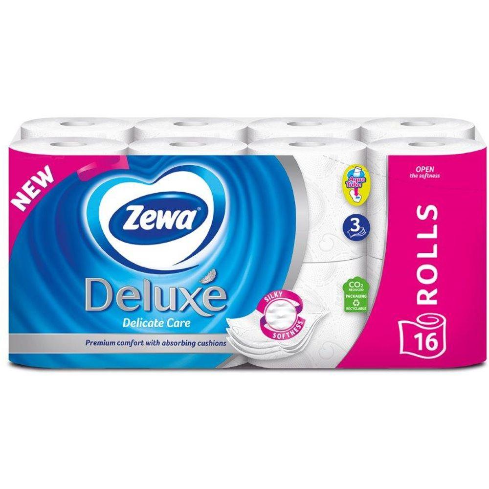 Selected image for ZEWA Delux Pure White Toalet papir, 16/1