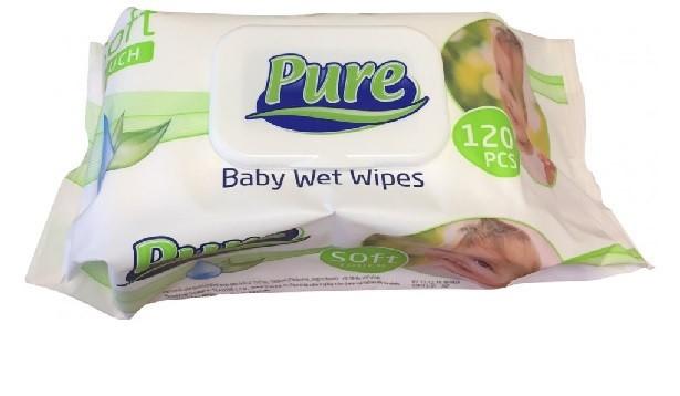 Selected image for PURE BABY SOFT vlažne maramice 120/1
