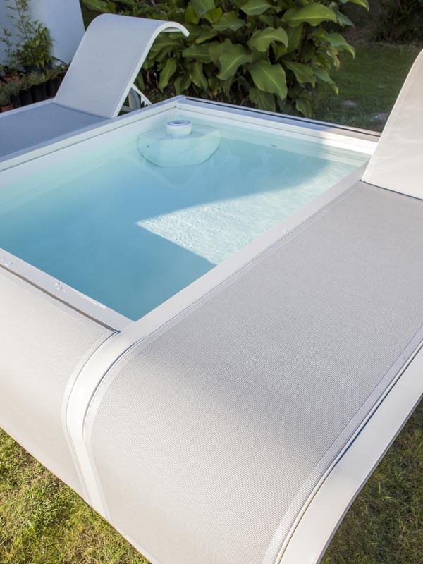 Selected image for NERO Maripozza Mini bazen sa dve ležaljke, 2.82x2.19x0.6m
